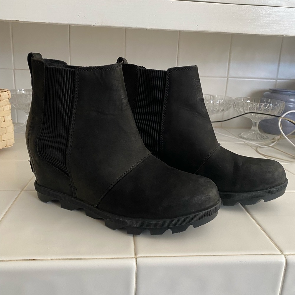 Sorel Black Ankle Booties